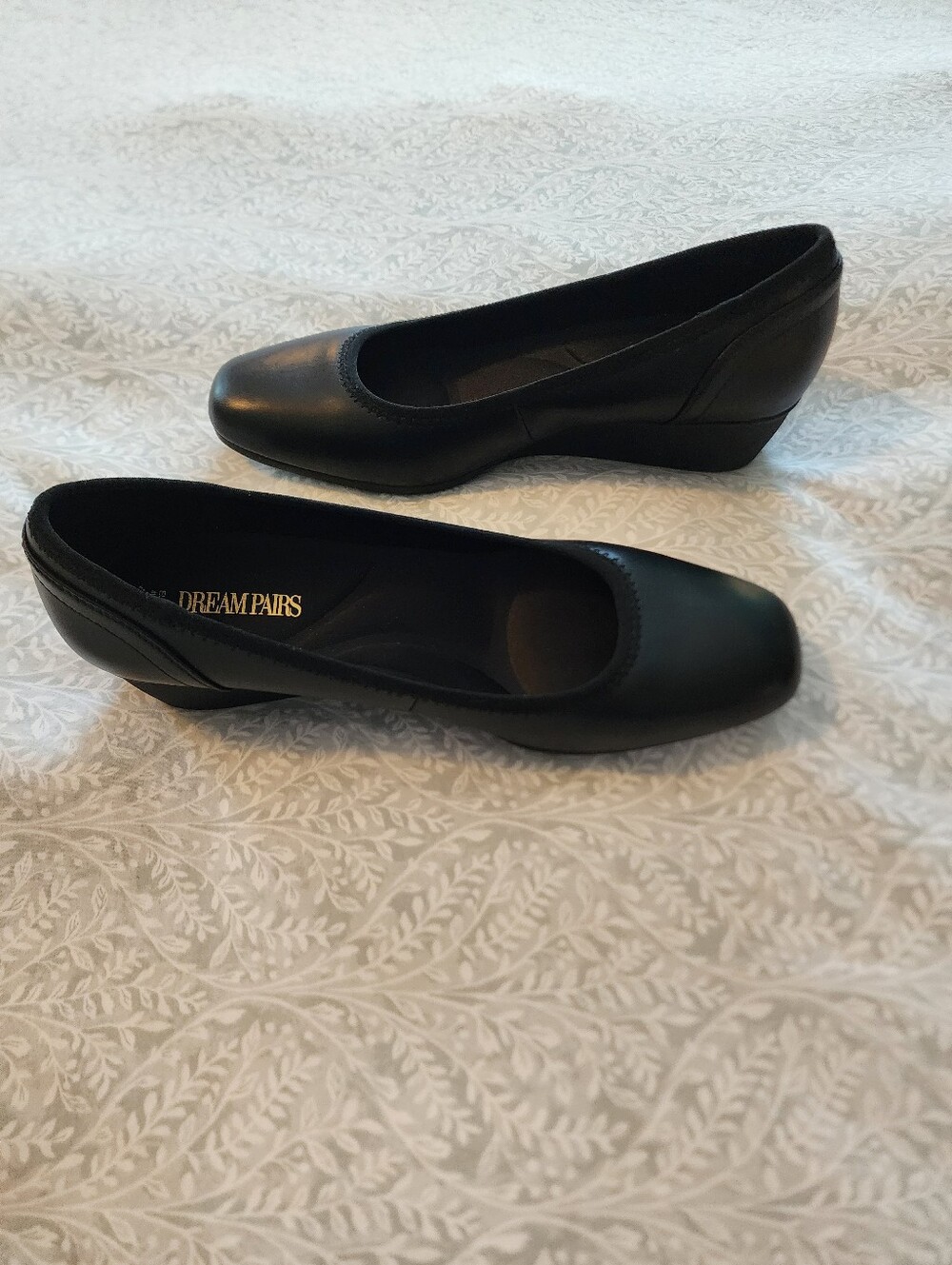 Dream Pairs Women's Wedge Closed Toe Low Heel Pumps Dress Shoes, Size 10 - Picture 14 of 15